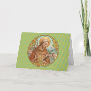 St. Francis of Assisi (BK 002) Blank Hälsning Kort
