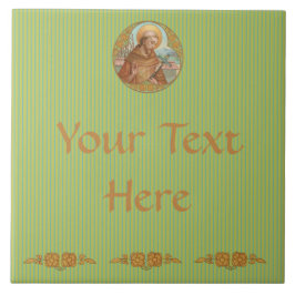 St. Francis of Assisi (BK 002) Kakelplatta