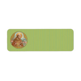 St. Francis of Assisi (BK 002) Returadress Etikett