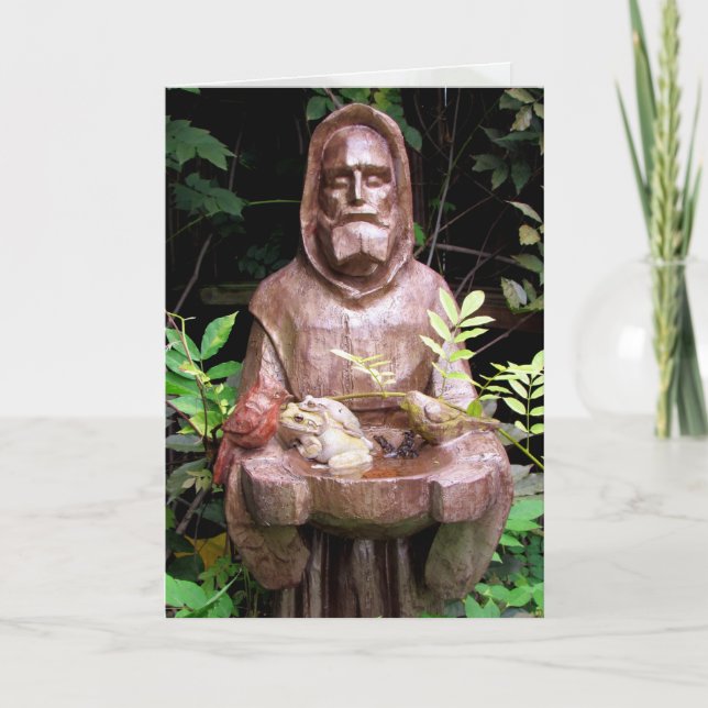 St. Francis of Assisi Greeting Card Kort (Framsida)