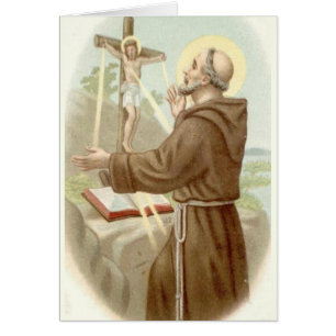 St. Francis of Assisi Greeting Card w/be Hälsningskort