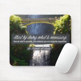 St Francis of Assisi inspirational Quote "Doing" Musmatta