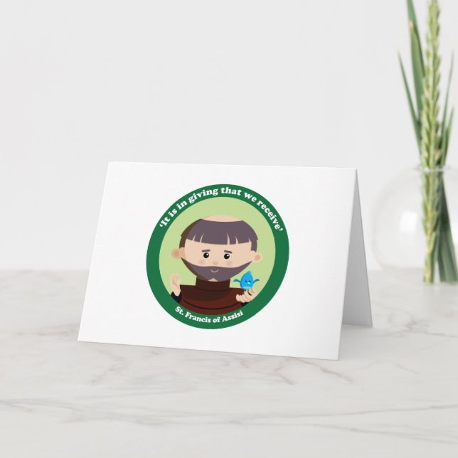 St. Francis of Assisi Kort (Framsida)