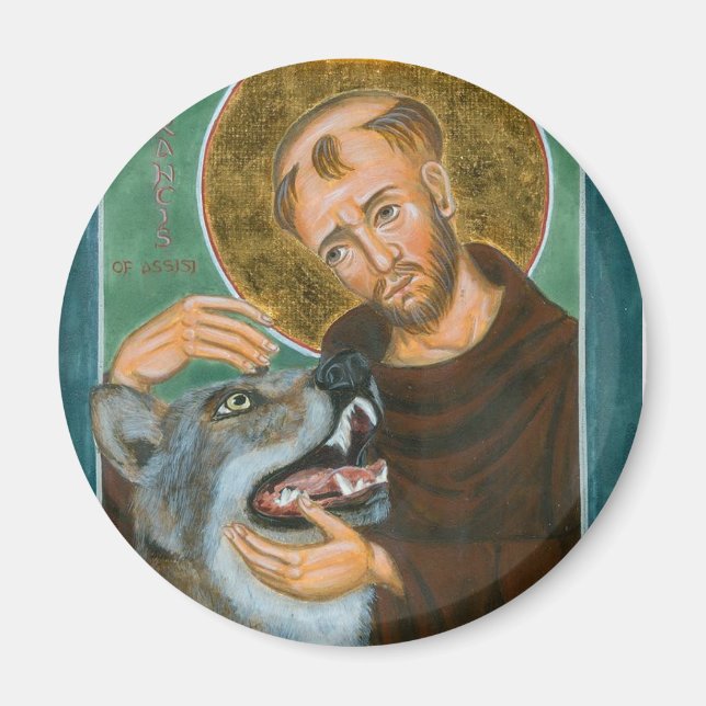 St Francis of Assisi Magnet (Framsidan)