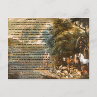 St. Francis of Assisi och regnbågsbron Vykort