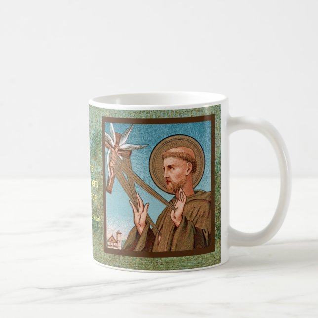 St. Francis of Assisi, Pater Seraphicus (SAU 040) Kaffemugg (Höger)