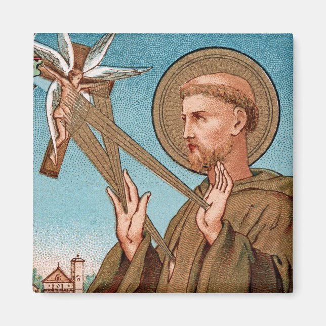 St. Francis of Assisi, Pater Seraphicus (SAU 040) Magnet (Framsidan)