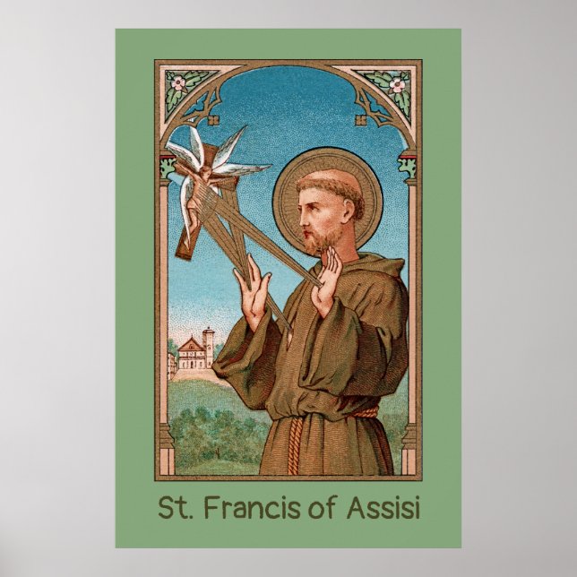 St. Francis of Assisi, Pater Seraphicus (SAU 040) Poster (Framsidan)