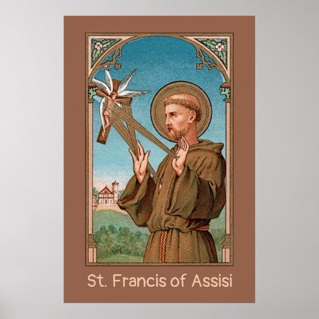 St. Francis of Assisi, Pater Seraphicus (SAU 040) Poster (Framsidan)