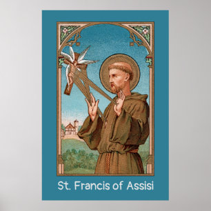 St. Francis of Assisi, Pater Seraphicus (SAU 040) Poster