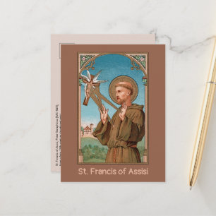 St. Francis of Assisi, Pater Seraphicus (SAU 040) Vykort