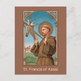 St. Francis of Assisi, Pater Seraphicus (SAU 040) Vykort