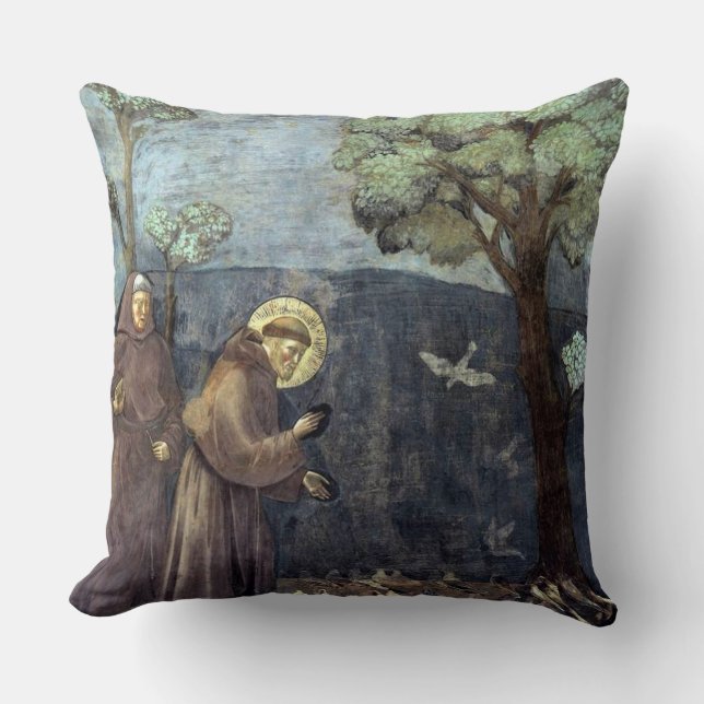 St. Francis of Assisi Patron Saint of Animals Kudde (Framsida)