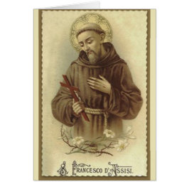 St. Francis of Assisi Patron Saint of Animals OBS Kort