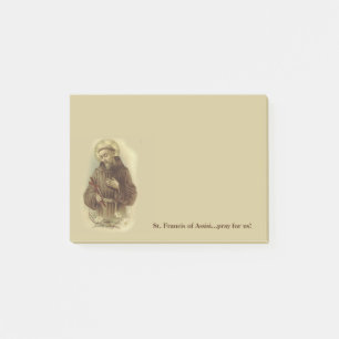 St. Francis of Assisi Patron Saint of Animals Post-it Block