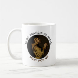 St. Francis of Assisi Pray for Us Kaffemugg