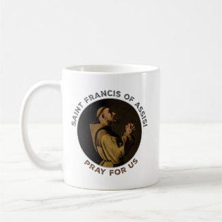 St. Francis of Assisi Pray for Us Kaffemugg
