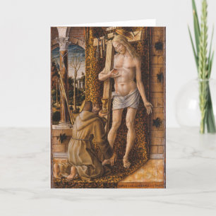St. Francis of Assisi Prayer Kristus Kort