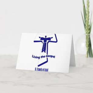 St Francis of Assisi Quote Kort