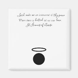 St. Francis of Assisi Quote Magnet