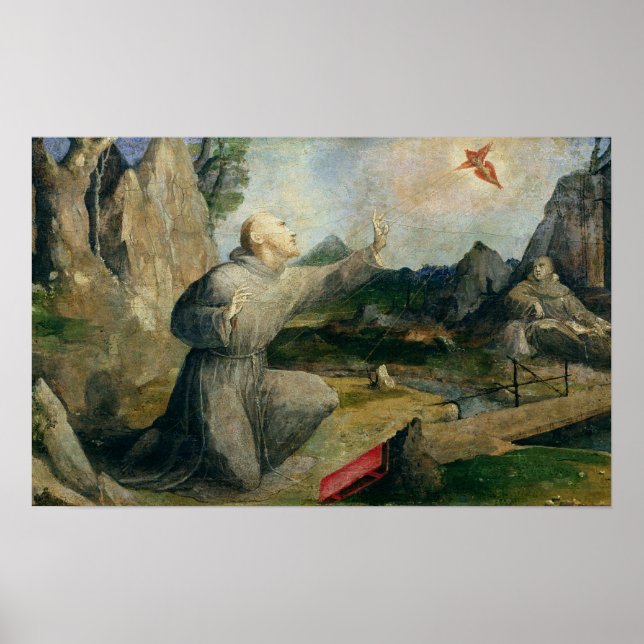 St. Francis of Assisi Receiving the Stigmata Poster (Framsidan)