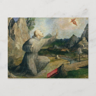 St. Francis of Assisi Receiving the Stigmata Vykort