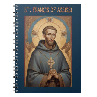 St. Francis of Assisi Roman Catholic Notebook Anteckningsbok
