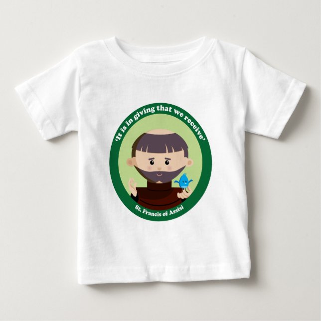 St. Francis of Assisi T-shirt (Framsida)