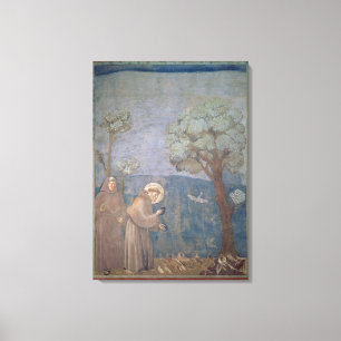 St. Francis Preaching to the Birds, 1297-99 Canvastryck