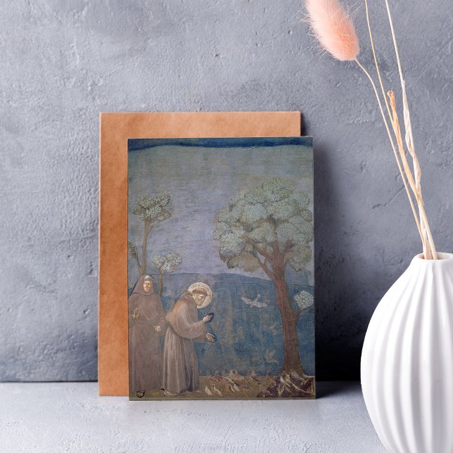 St. Francis Preaching to the Birds, 1297-99 Kort (Skapare uppladdad)
