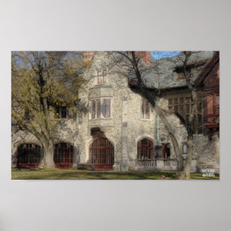 St Francis Prep on Oil SÄLLSYNT Print Poster