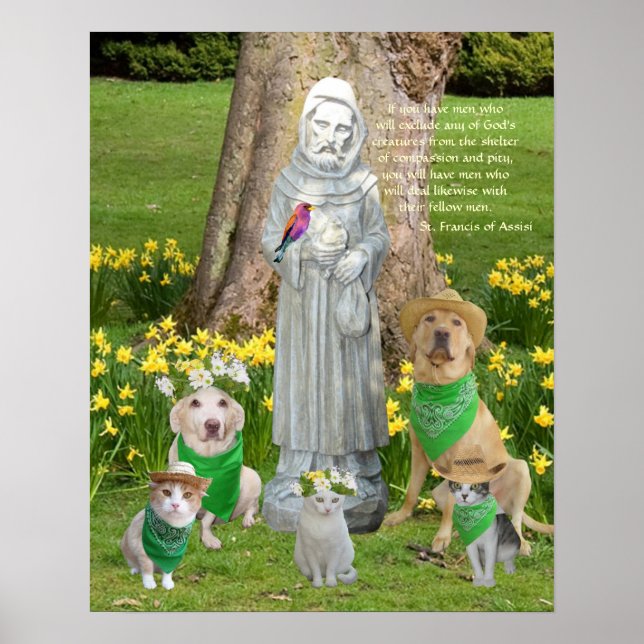 St. Francis Quotation Poster (Framsidan)