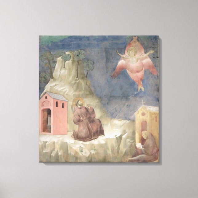 St. Francis Receiving the Stigmata, 1297-99 Canvastryck (Framsida)