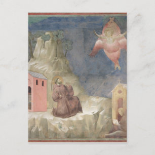 St. Francis Receiving the Stigmata, 1297-99 Vykort