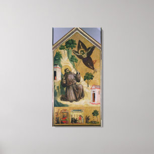 St. Francis Receiving the Stigmata, c.1295-1300 Canvastryck