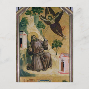 St. Francis Receiving the Stigmata, c.1295-1300 Vykort