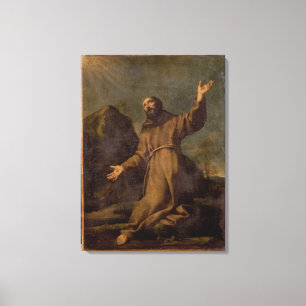 St. Francis Receiving the Stigmata Canvastryck