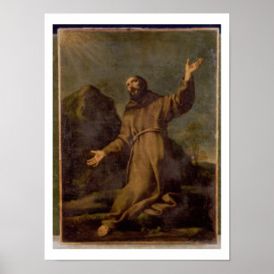St. Francis Receiving the Stigmata Poster