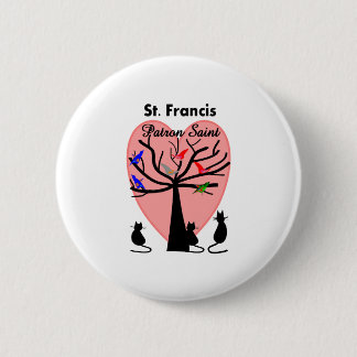 St Francis skyddshelgon--Unika träd och djur Knapp
