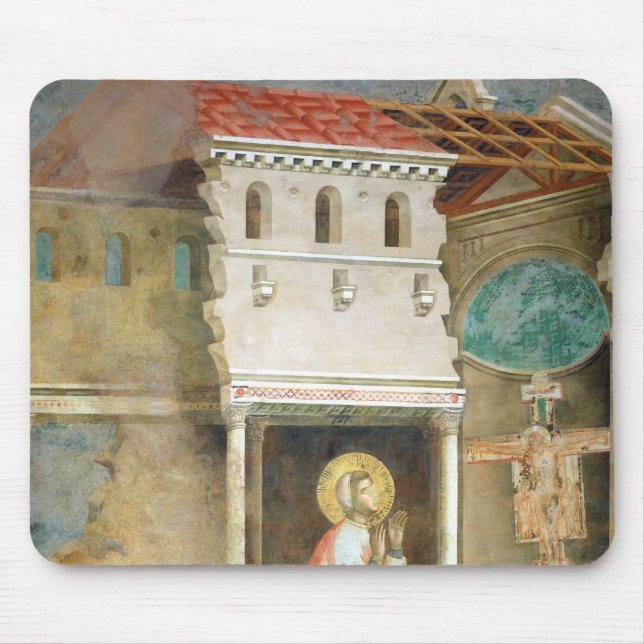 St Francis som ber i kyrkan av San Musmatta (Framsidan)