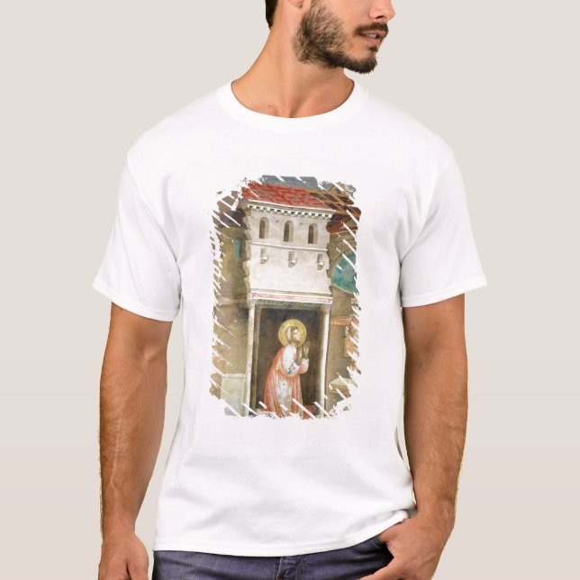 St Francis som ber i kyrkan av San Tröja (Framsida)
