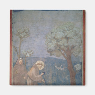 St Francis som predikar till fåglarna, 1297-99 Magnet