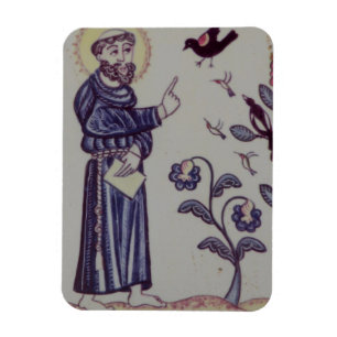 St Francis som talar till fågeln Magnet