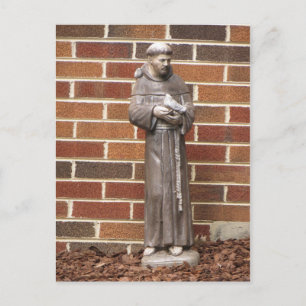 St. Francis Statue Vykort