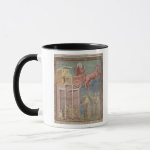 St Francis visas till hans följen Mugg