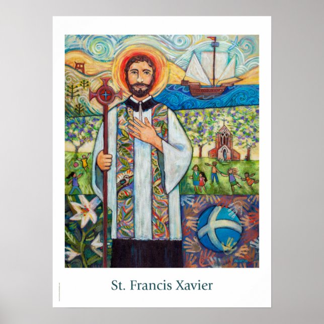 St. Francis Xavier-katolska Poster (Framsidan)