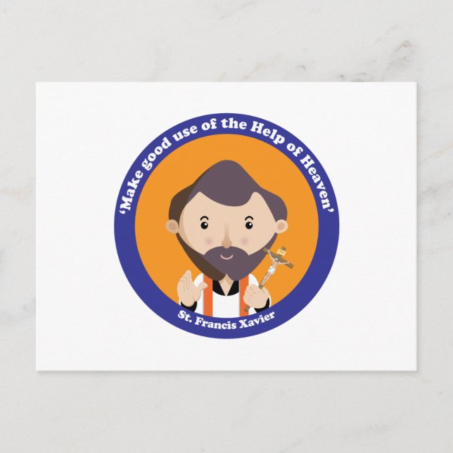 St. Francis Xavier Vykort (Framsida)