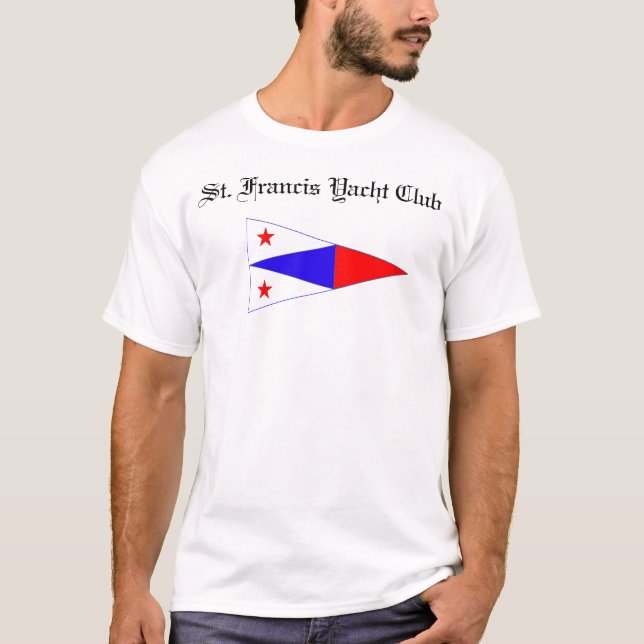 St Francis yachtutslagsplats Tee Shirt (Framsida)