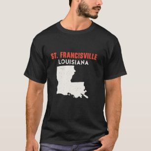 St Francisville Louisiana Förenta staterna State T Shirt