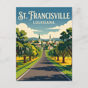 St. Francisville USA Vykort